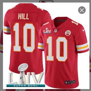 NFL Red Nike On-Field Football Jersey with NFL Shield youth Large (14/16)